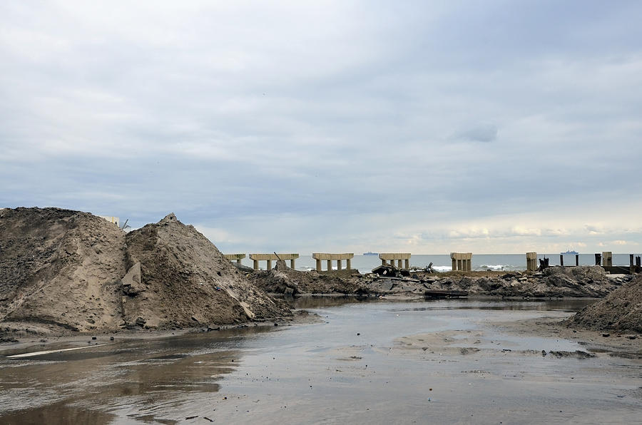 Rockaway Beach after Hurricane Sandy 4 Photograph by Maureen E Ritter