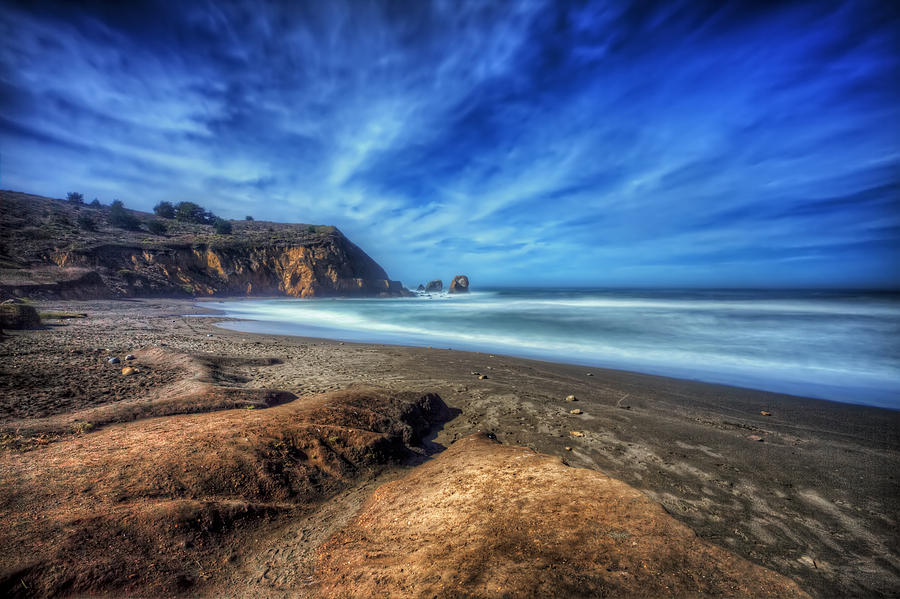 Beach Photograph - Rockaway Beach Pacifica California 1  by Jennifer Rondinelli Reilly - Fine Art Photography