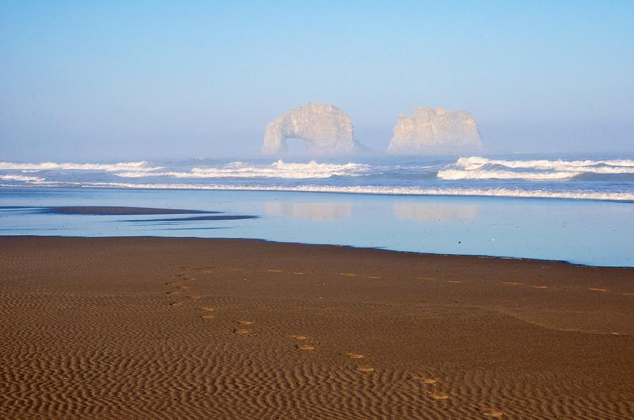 Rockaway Beach Twins - Oregon Photograph by Spencer McDonald
