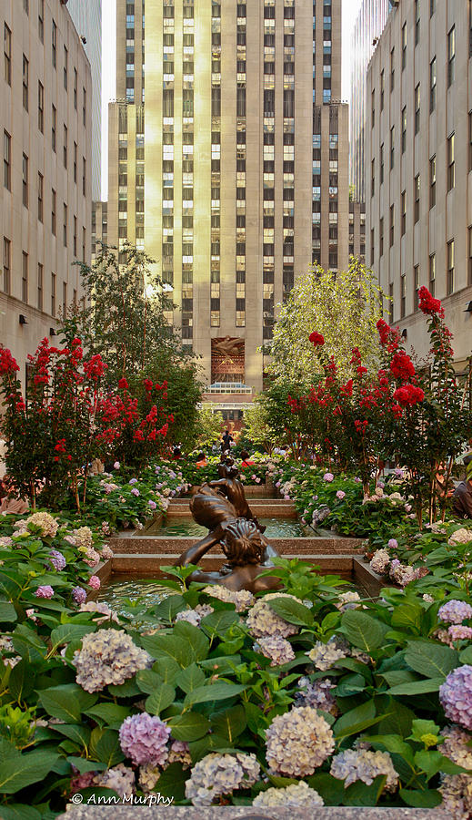 Rockefeller Center Photograph by Ann Murphy