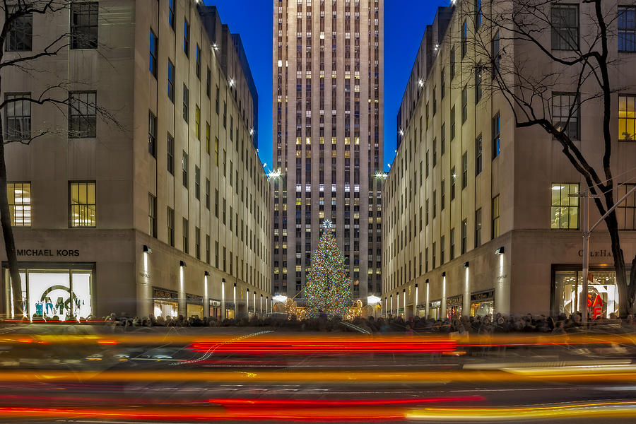 Rockefeller Center Christmas NYC Photograph by Susan Candelario