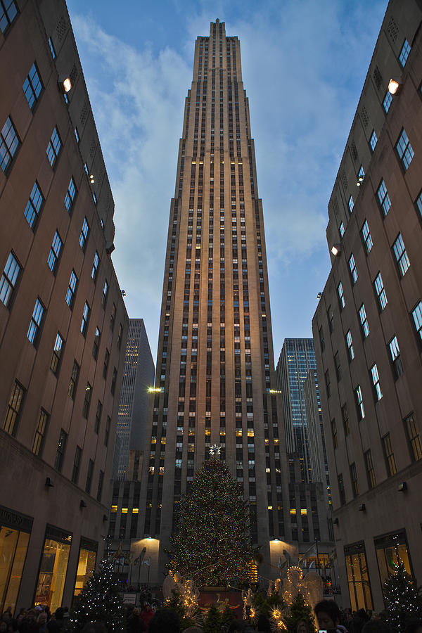 Rockefeller Center Christmas Photograph by Theodore Jones
