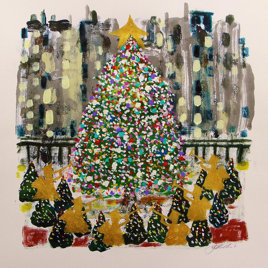 Rockefeller Center Painting by John Williams