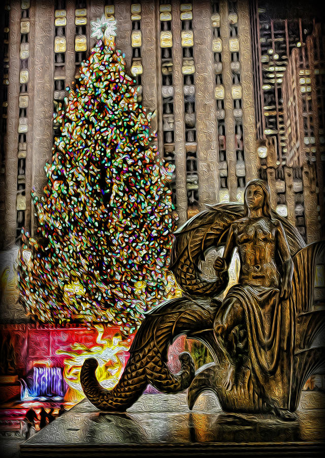 Rockefeller Maiden Statue Photograph by Lee Dos Santos