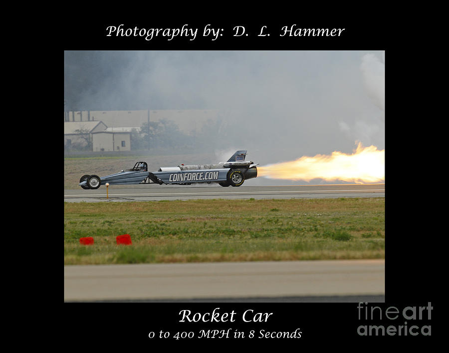 Rocket Car Photograph by Dennis Hammer