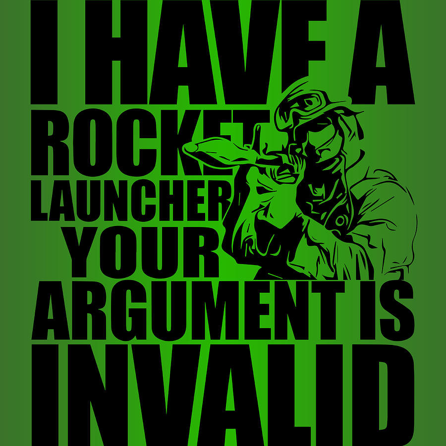 Monkey Photograph - Rocket Launcher Argument Invalid by Split Melon Tactical