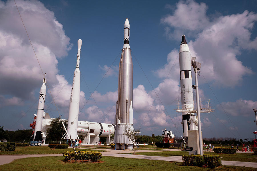 Rocket Park At Kennedy Space Center Photograph by Tony Craddock/science ...