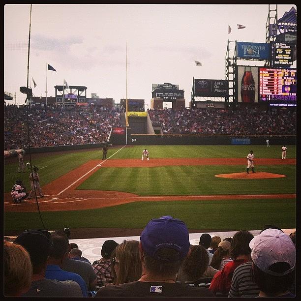 Rockies Game With My Girl Photograph by Anthony Click