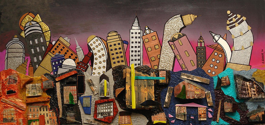 Rockin City Painting by Robert Handler