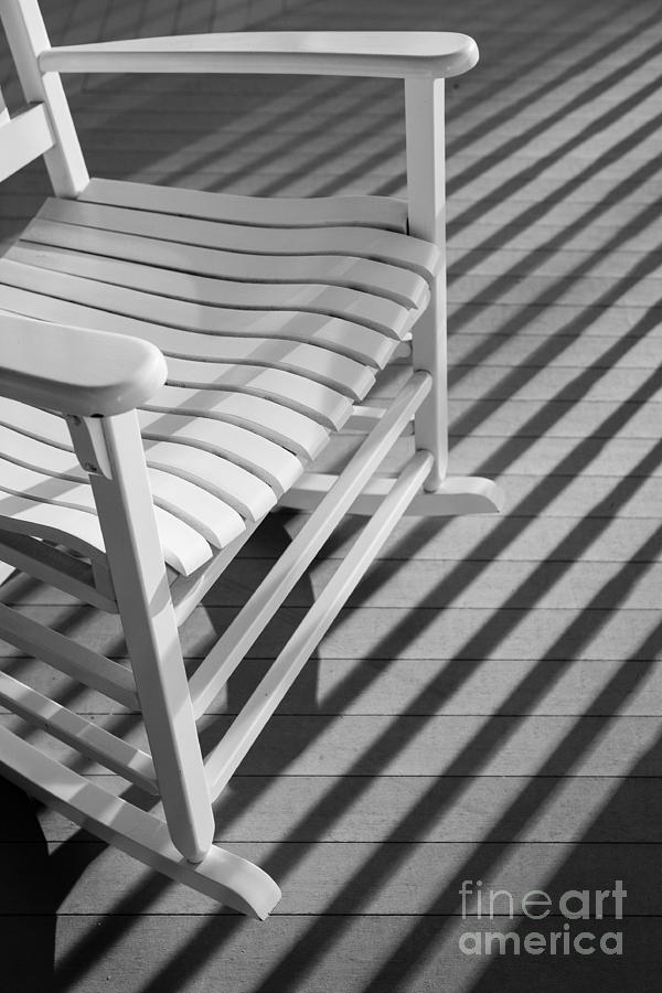 Rocking Chair on the Porch Photograph by Diane Diederich