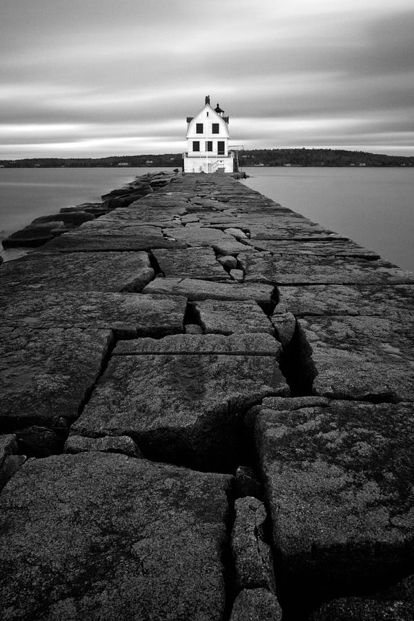 Rockland Breakwater Light Photograph by Patrick Downey