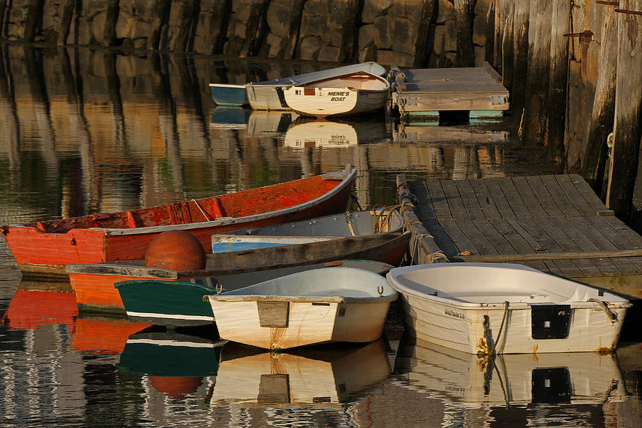 Rockport Dinghies Photograph by Juergen Roth