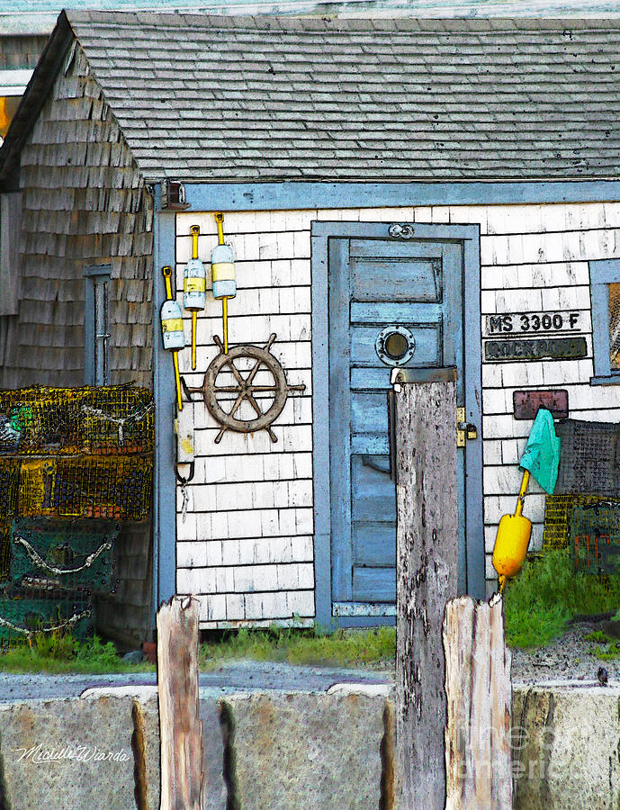 Rockport Fishing Shack Rockport Massachusetts Photograph by Michelle Constantine