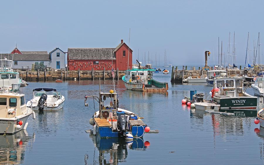Rockport Harbor Motif #1 Photograph by Michael Saunders