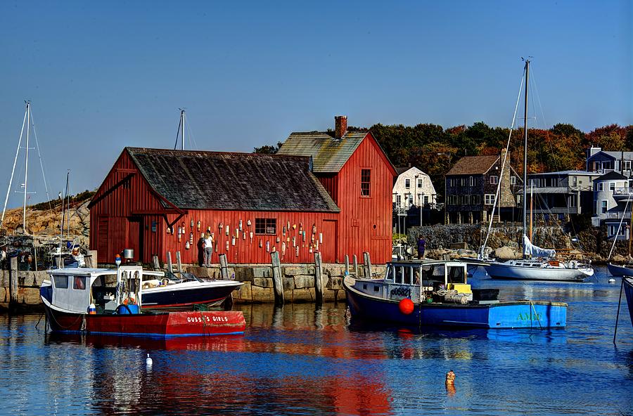 Rockport Reflections Photograph by Jean Hutchison
