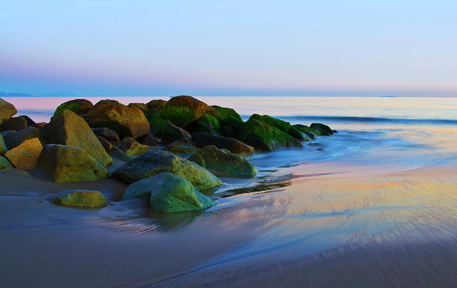 Rocks At The Beach Photograph by Bluehill75