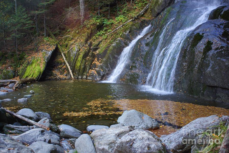 Waterfall Photograph - Rocks Falls Water New Hampshire by Tabatha Knox