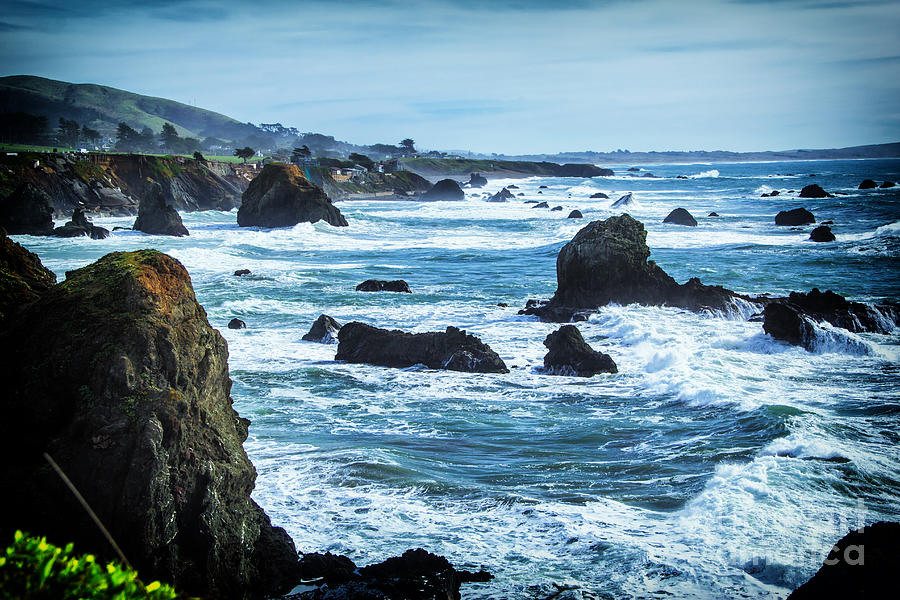 Ocean Photograph - Rocks In The Cove by Paul Gillham