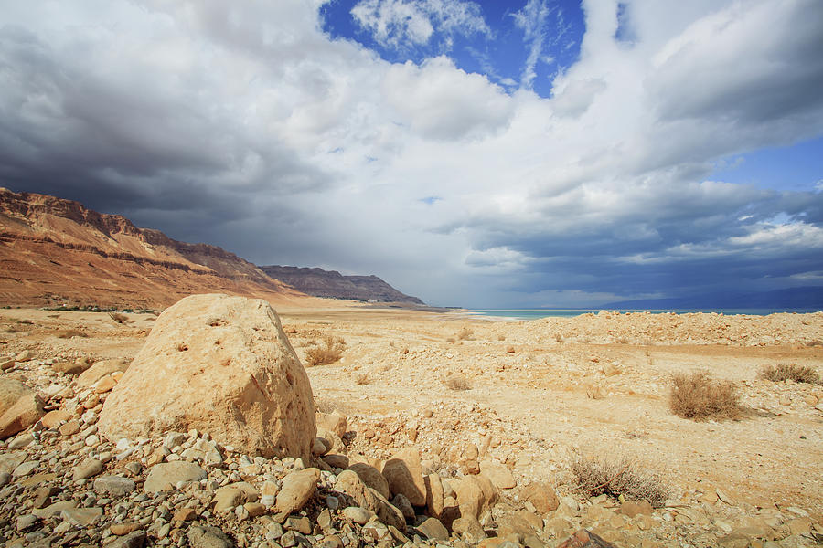Rocks On An Arid Landscape Photograph by Reynold Mainse / Design Pics