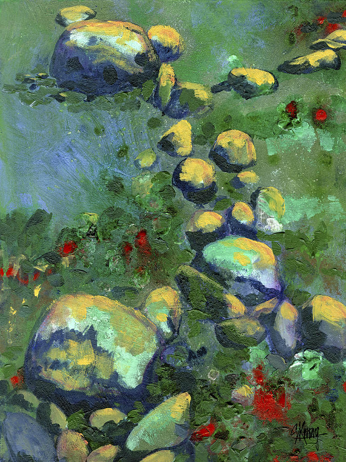 Rocks Painting by Stan Kwong