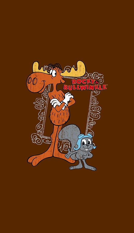 Rocky And Bullwinkle - Best Chums Digital Art by Brand A