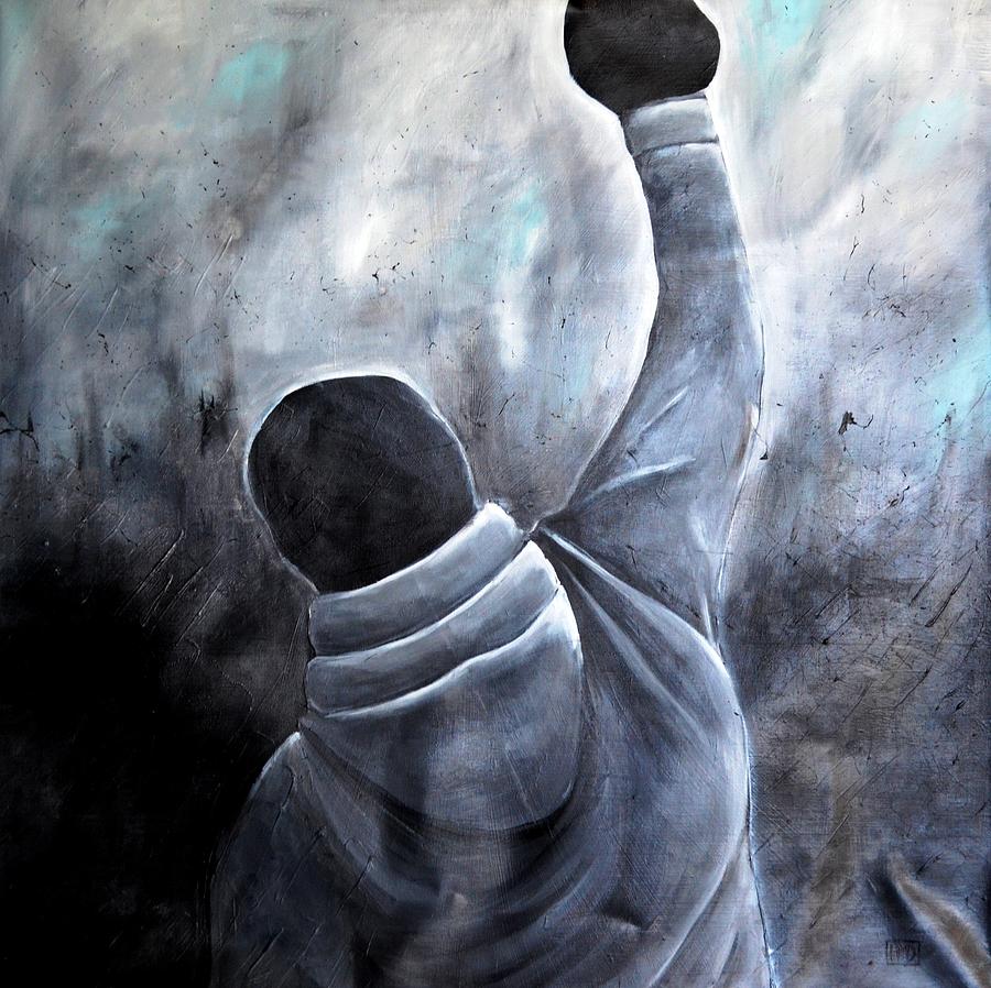 Sylvester Stallone Painting - Rocky Balboa 3 by Holly Donohoe