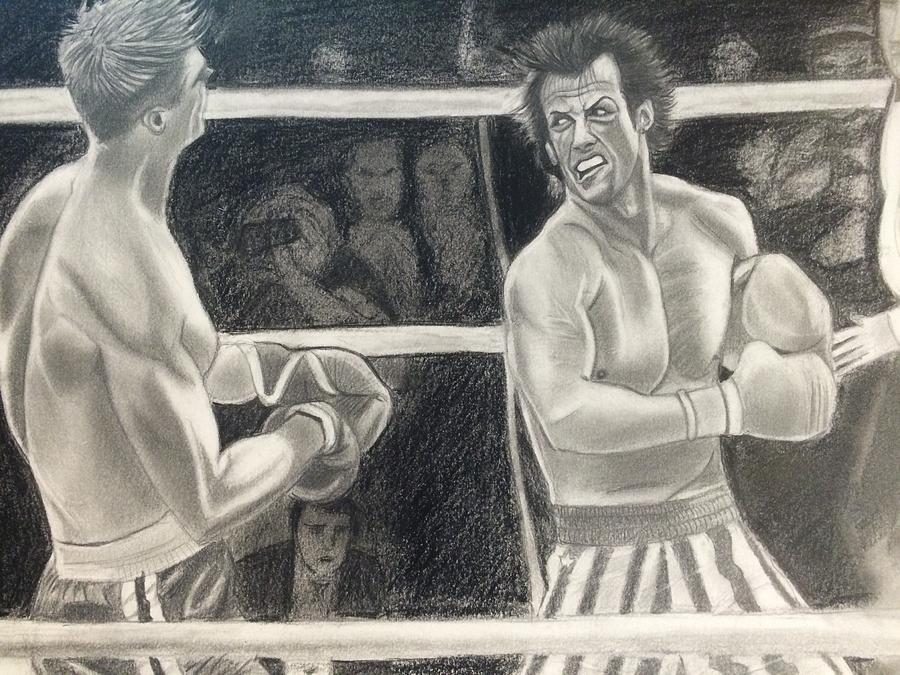 Rocky Balboa 4 Drawing by Brian Morris Fine Art America
