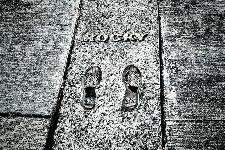 Rocky Movie Photograph - Rocky Balboa Footsteps by Klm Studioline