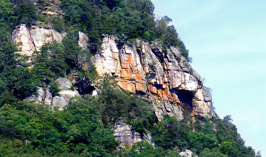 Rocky Cliff Near Chimney Rock Photograph by Duane McCullough
