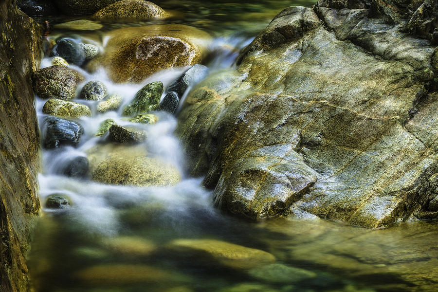 Rocky Creek with silky water Photograph by Peter V Quenter