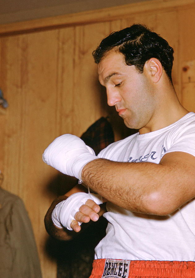 Rocky Marciano Getting Ready Photograph by Retro Images Archive