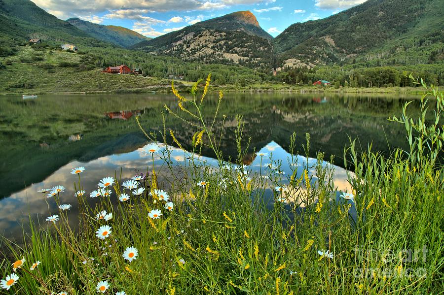 Marble Colorado Photograph - Rocky Mountain Beaver Lake by Adam Jewell