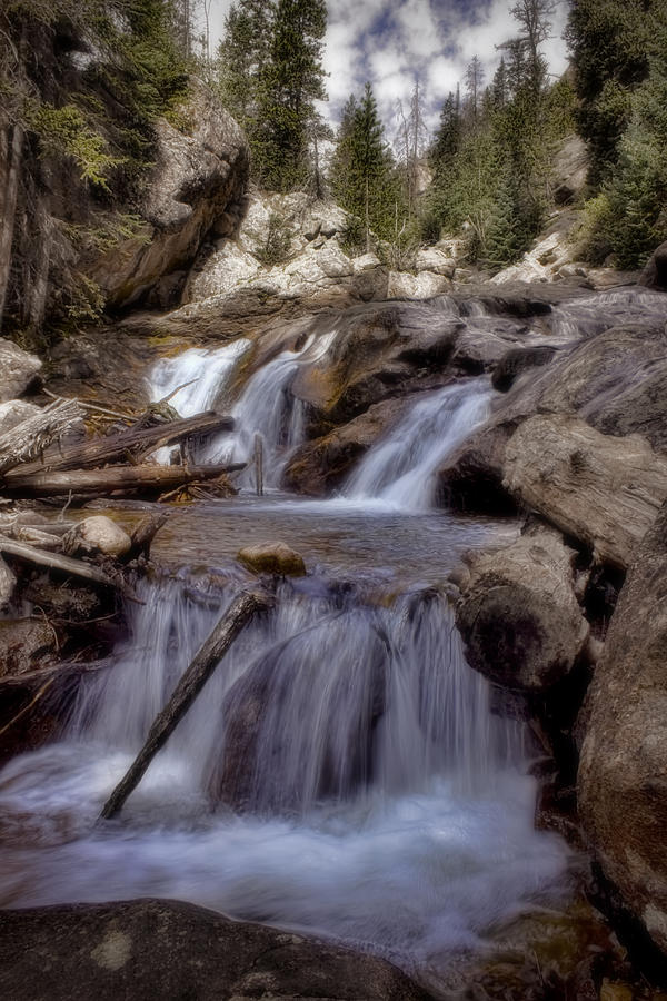 Rocky Mountain Cascades Photograph by Ellen Heaverlo