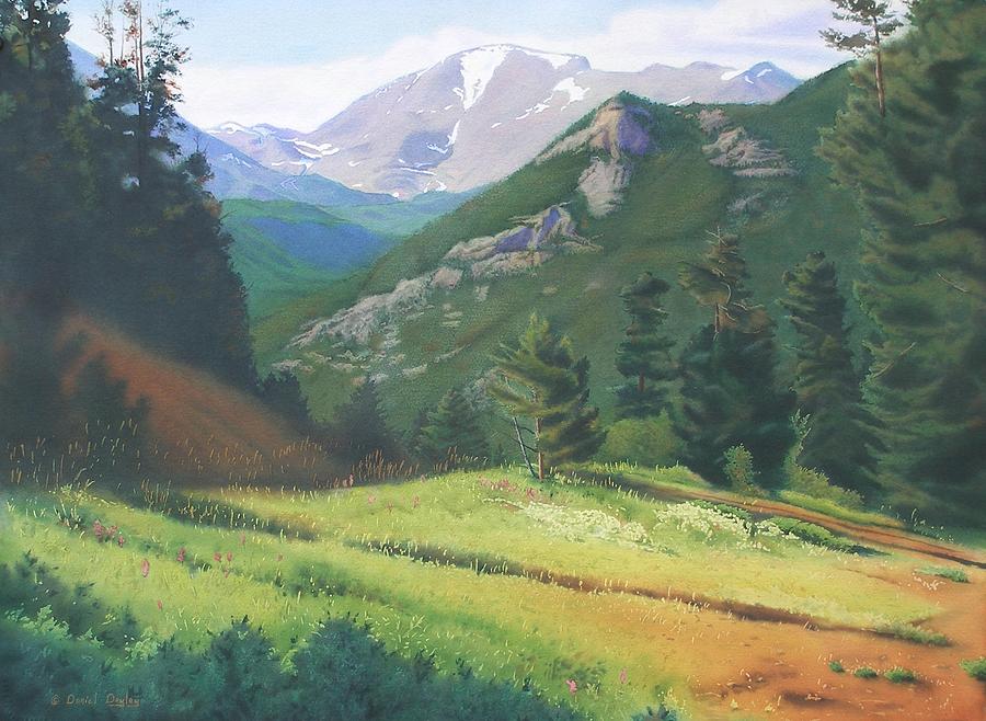 Rocky Mountain Grandeur Painting by Daniel Dayley