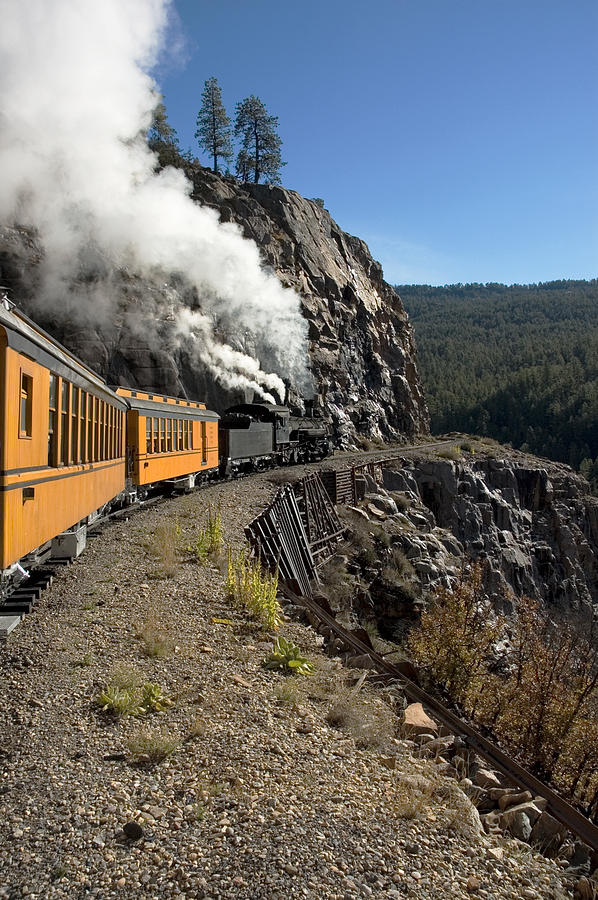 Train Photograph - Rocky Mountain High by Jerry McElroy