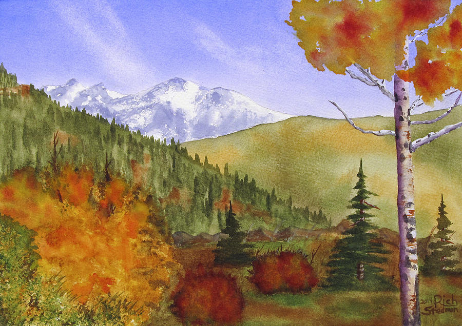 Rocky Mountain High Painting by Richard Stedman