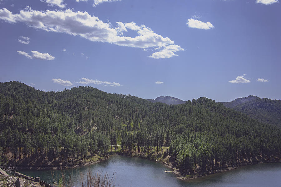 Mountain Photograph - Rocky Mountain Lake 1 by Judy Hall-Folde