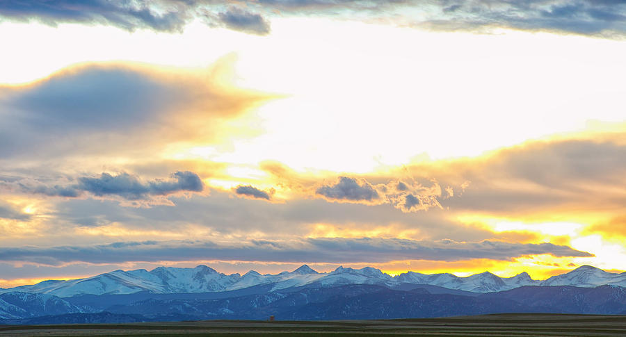 Mountain Photograph - Rocky Mountain Lookout Sunset Panorama by James BO Insogna