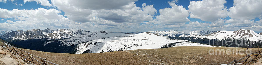 Rocky Mountain National Park Overlook Panoramic Colorado USA Photograph by Shawn OBrien
