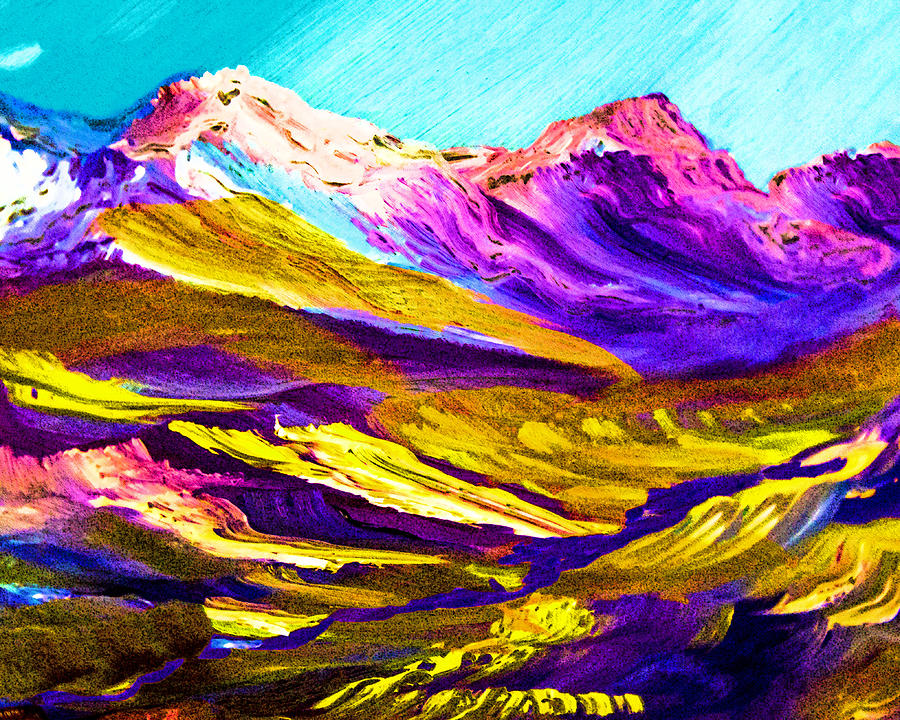 Rocky Mountain Pasture Painting by Catherine Blake Fine Art America