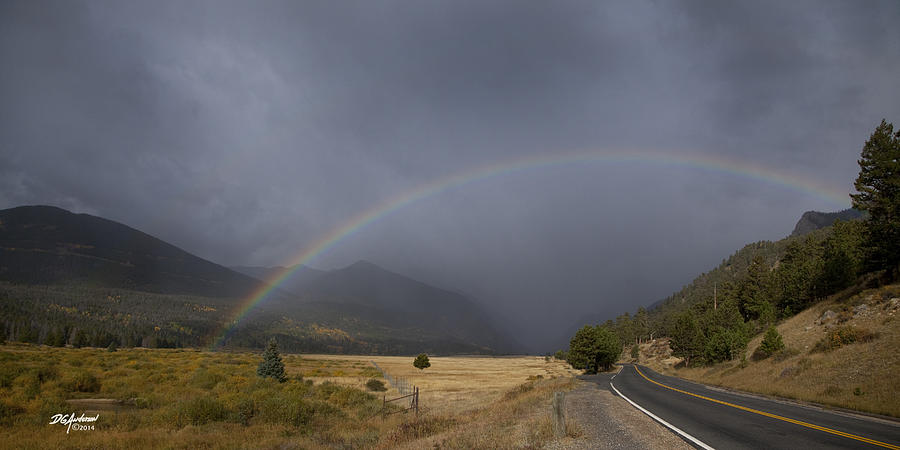 Rocky Mountain National Park Photograph - Rocky Mountain Rainbow by Don Anderson