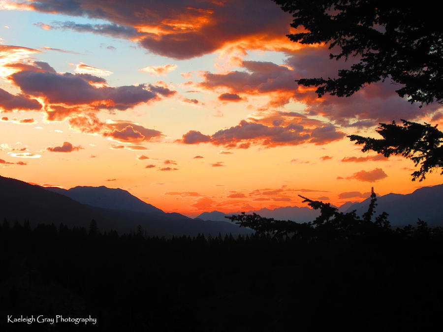 Rocky Mountain Sunset Photograph by Kaeleigh Gray - Fine Art America