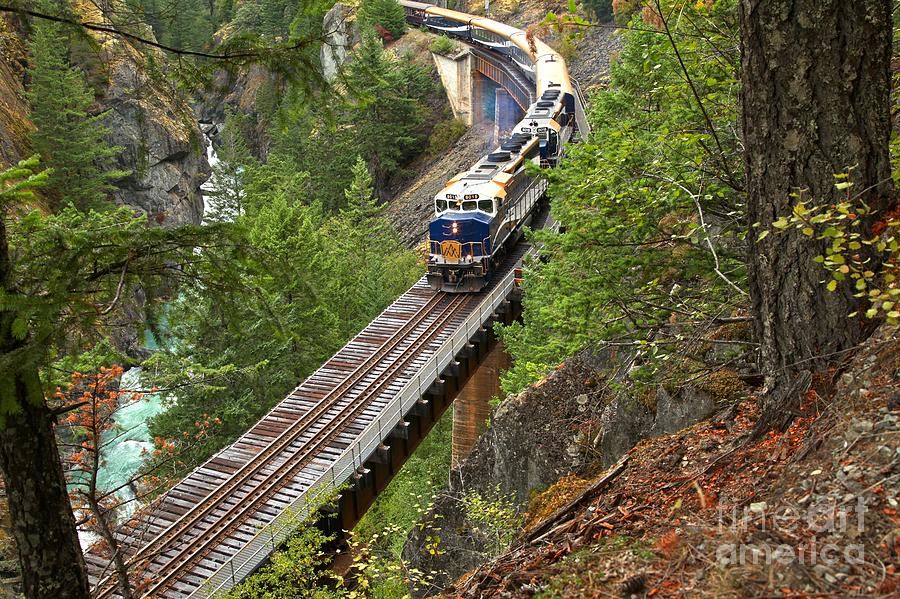 Train Photograph - Rocky Mountaineer Railway by Adam Jewell