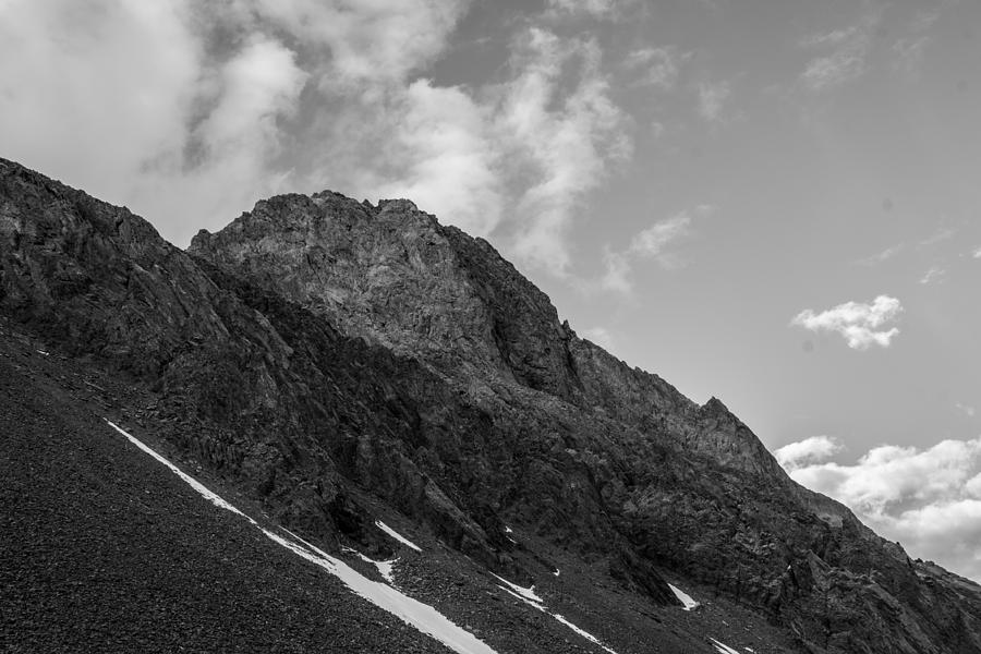 Black And White Photograph - Rocky Mountains by Logan Wallace
