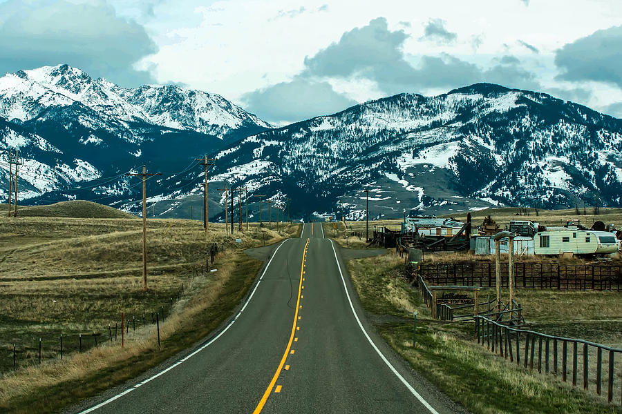 Rocky Mountains Road Photograph by Alex Grichenko