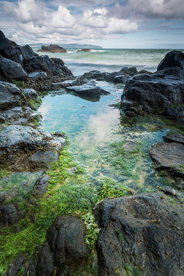 Rocky North Ireland Coastline Landscape Photograph by Jacek Kadaj