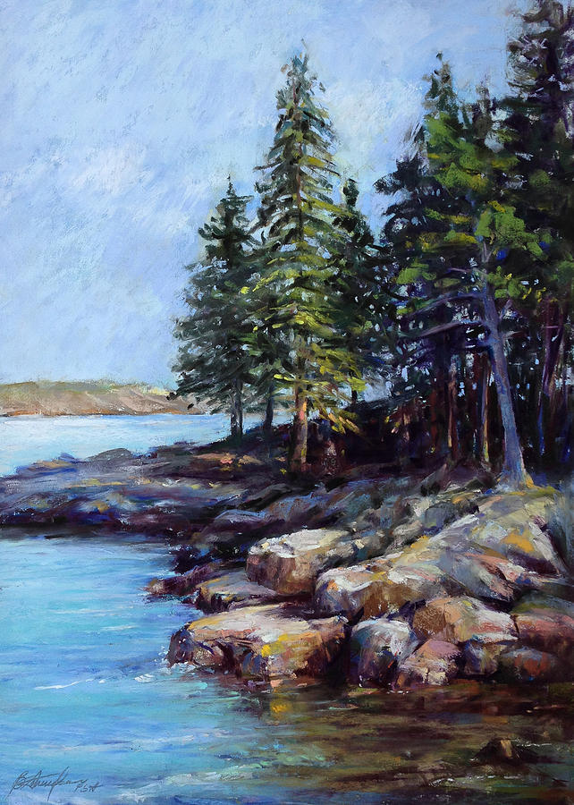 Lake Pastel - Rocky Point by Beverly Amundson