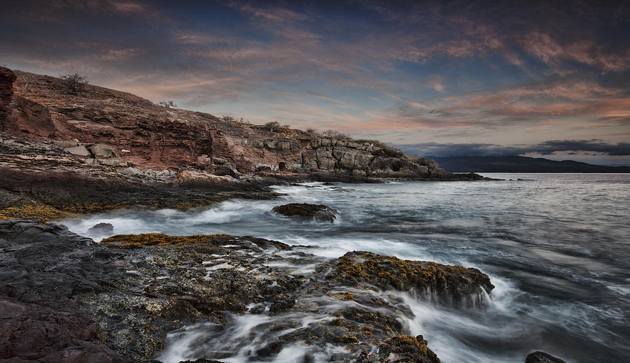 Rocky Shore Photograph by James Roemmling