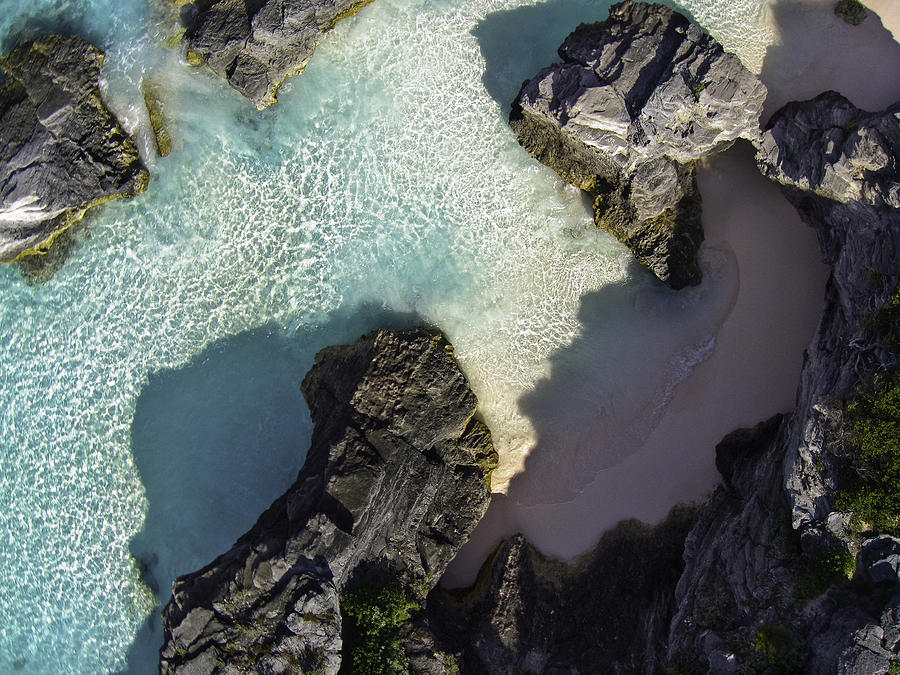 Rocky Shores Near Bermudas Horseshoe Bay Photograph by Photo by Scott Dunn