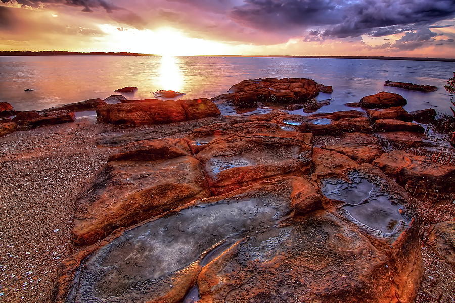 Rocky Sunset Photograph by Paul Svensen